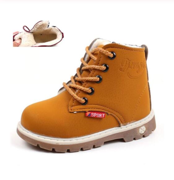 HGM Children Casual Shoes Autumn Winter Martin Boots Boys Shoes
