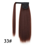 Load image into Gallery viewer, Long Afro Kinky Curly Ponytail Synthetic Hair Pieces Natural Drawstring Ponytail Hair Extensions False Hair Pieces
