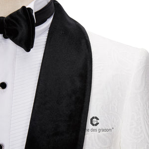 Cenne Des Graoom Men Suits Tailor-Made Tuxedo 4 Pieces Blazer