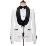 Load image into Gallery viewer, Cenne Des Graoom Men Suits Tailor-Made Tuxedo 4 Pieces Blazer
