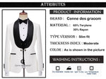 Load image into Gallery viewer, Cenne Des Graoom Men Suits Tailor-Made Tuxedo 4 Pieces Blazer
