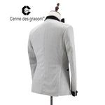 Load image into Gallery viewer, Cenne Des Graoom Men&#39;s Suit Tuxedo 2 Pieces Double-Breasted Shawl Lapel
