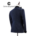 Load image into Gallery viewer, Cenne Des Graoom Men&#39;s Suit Tuxedo 2 Pieces Double-Breasted Shawl Lapel
