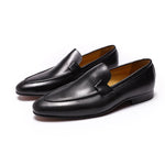 Cargar imagen en el visor de la galería, Designer Fashion Men&#39;s Loafers Leather Handmade Casual Business Dress Shoes
