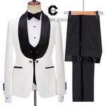 Load image into Gallery viewer, Cenne Des Graoom Men Suits Tailor-Made Tuxedo 4 Pieces Blazer
