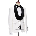 Load image into Gallery viewer, Cenne Des Graoom Men Suits Tailor-Made Tuxedo 4 Pieces Blazer
