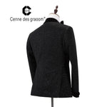 Load image into Gallery viewer, Cenne Des Graoom Men&#39;s Suit Tuxedo 2 Pieces Double-Breasted Shawl Lapel

