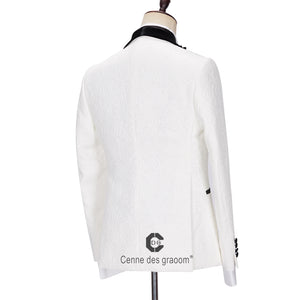 Cenne Des Graoom Men Suits Tailor-Made Tuxedo 4 Pieces Blazer