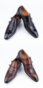 Load image into Gallery viewer, Brogues, zapatos de vestir, hombre, monk strap, footwear
