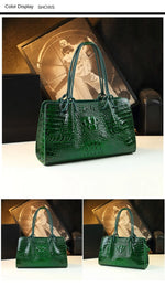 Load image into Gallery viewer, Luxury Genuine Leather Women&#39;s Bag Crocodile Pattern
