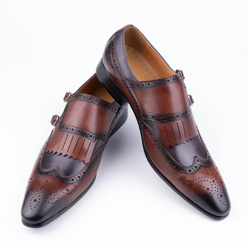 Brogues, zapatos de vestir, hombre, monk strap, footwear