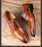 Load image into Gallery viewer, Italy Designer Leather Shoe Genuine Oxford New Style
