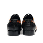Load image into Gallery viewer, Luxury Men&#39;s Brogue Formal Round Toe Mixed-Colors Oxford Dress Shoes
