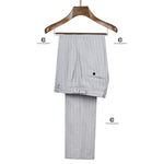 Load image into Gallery viewer, Cenne Des Graoom Striped Double-Breasted Men&#39;s Suits With Patch Pocket
