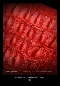 Luxury Genuine Leather Women's Bag Crocodile Pattern