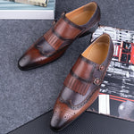 Load image into Gallery viewer, Brogues, zapatos de vestir, hombre, monk strap, footwear
