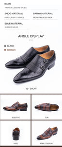 Brogues, zapatos de vestir, hombre, monk strap, footwear