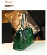 Load image into Gallery viewer, Luxury Genuine Leather Women&#39;s Bag Crocodile Pattern
