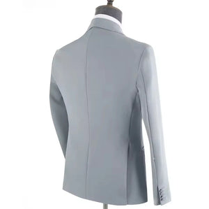Fashion Coral Men's Suits High-Quality Elegant Metal Side Release Buckle 2-Piece Set