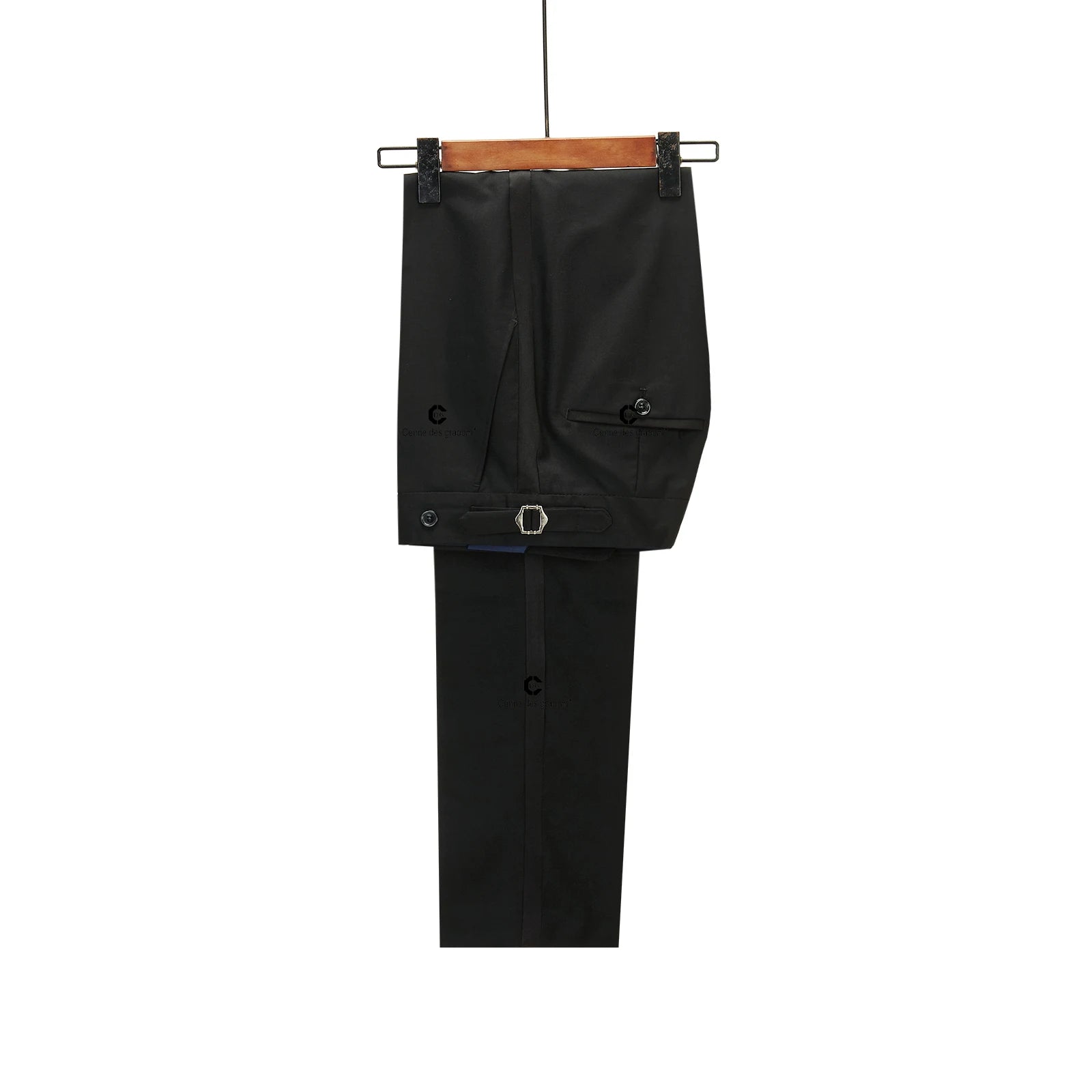 Cenne Des Graoom Men's Tuxedo with Satin Side Stripe Slim Fit Shawl Lapel