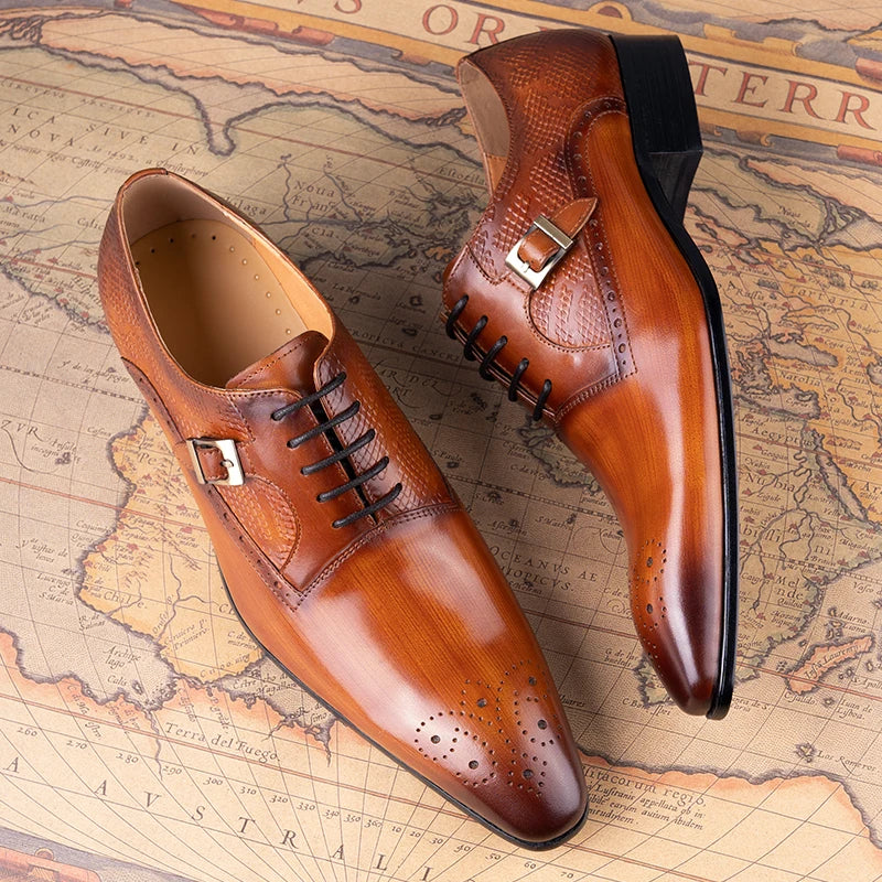 Italy Designer Leather Shoe Genuine Oxford New Style