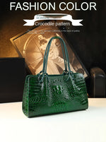 Load image into Gallery viewer, Luxury Genuine Leather Women&#39;s Bag Crocodile Pattern
