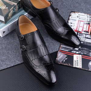 Brogues, zapatos de vestir, hombre, monk strap, footwear