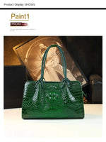 Load image into Gallery viewer, Luxury Genuine Leather Women&#39;s Bag Crocodile Pattern
