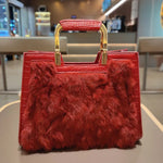 Load image into Gallery viewer, Women&#39;s Handbag Luxury Fashion Real Rabbit Hair Single Shoulder Bag
