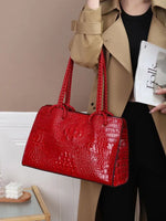 Load image into Gallery viewer, Luxury Genuine Leather Women&#39;s Bag Crocodile Pattern
