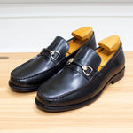 Load image into Gallery viewer, Classic Men&#39;s Loafers Genuine Leather Handmade Metal Chain Casual Business Dress Shoes
