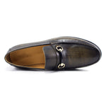 Load image into Gallery viewer, Classic Men&#39;s Loafers Genuine Leather Handmade Metal Chain Casual Business Dress Shoes
