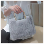 Load image into Gallery viewer, Women&#39;s Handbag Luxury Fashion Real Rabbit Hair Single Shoulder Bag
