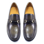 Load image into Gallery viewer, Classic Men&#39;s Loafers Genuine Leather Handmade Metal Chain Casual Business Dress Shoes
