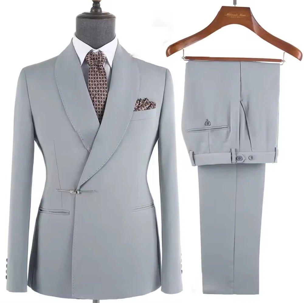 High Quality Elegant Metal Side Release Buckle 2 Pieces Set Suit