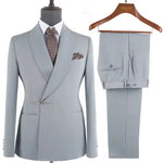 Load image into Gallery viewer, Fashion Coral Men&#39;s Suits High-Quality Elegant Metal Side Release Buckle 2-Piece Set
