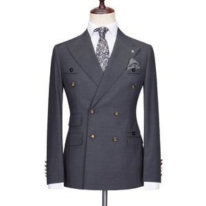 Cenne Des Graoom Elegant Double-Breasted Two-Piece Set High-Quality Costume