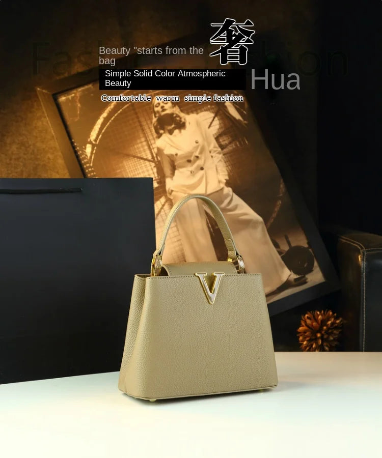 High-grade Leather Women's Handbags