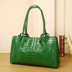 Load image into Gallery viewer, Luxury Genuine Leather Women&#39;s Bag Crocodile Pattern

