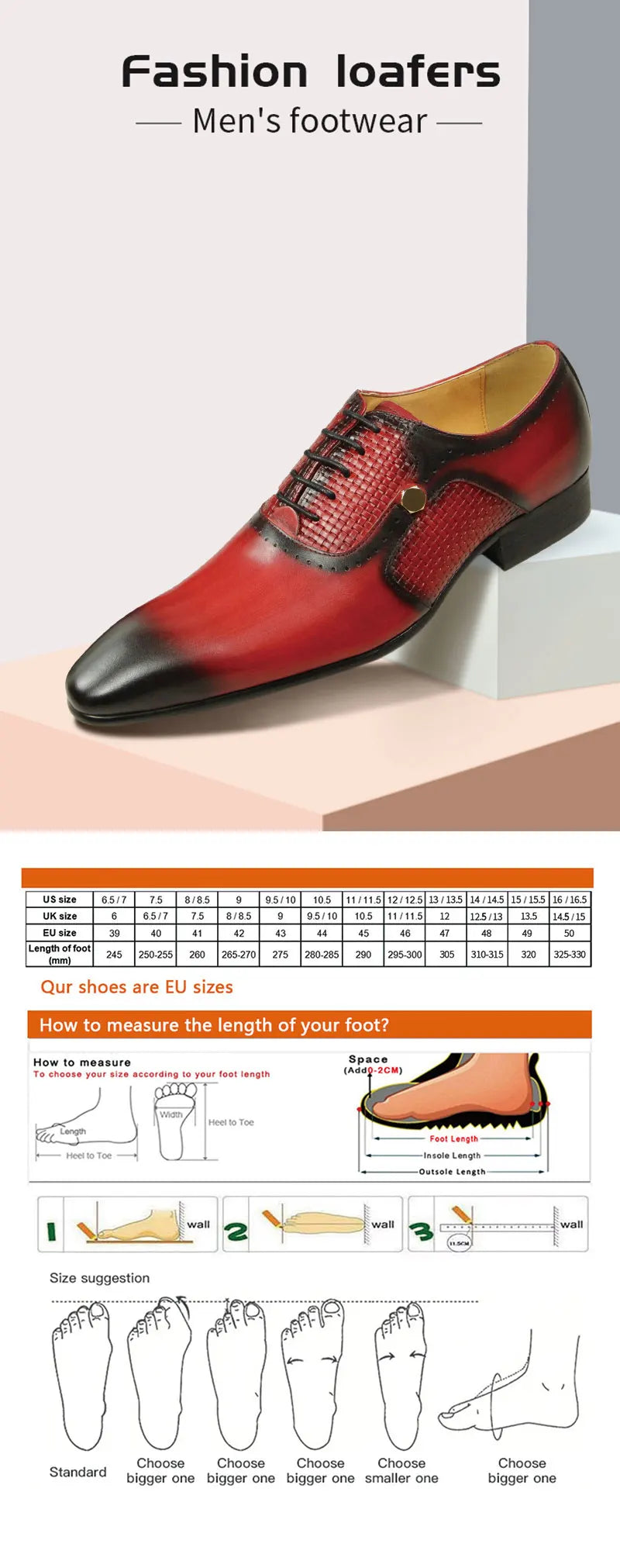 Oxford Leather Lace-Up Hand Carved Shoes for Men