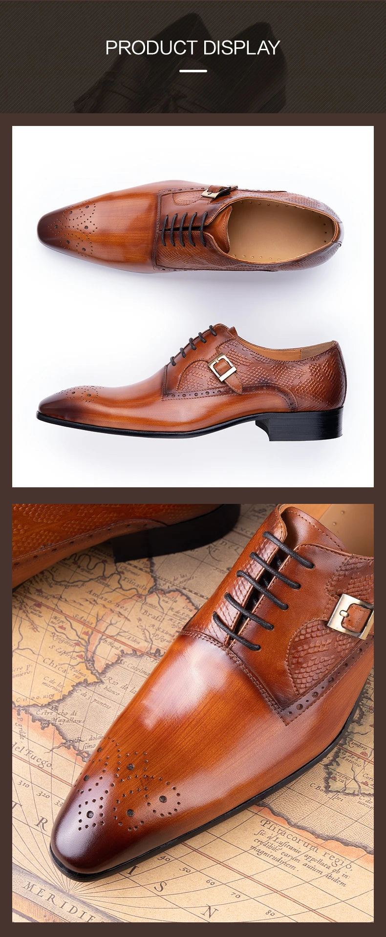 Italy Designer Leather Shoe Genuine Oxford New Style