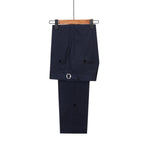 Load image into Gallery viewer, Cenne Des Graoom Double-Breasted Blue Black Stripe Men&#39;s Suits 2-Piece Set
