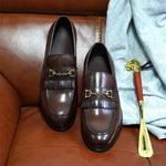 Load image into Gallery viewer, Italian Luxury Men&#39;s Metal Buttons Handmade Shoe
