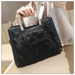 Load image into Gallery viewer, Women&#39;s Handbag Luxury Fashion Real Rabbit Hair Single Shoulder Bag
