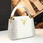 Load image into Gallery viewer, Crocodile Pattern Leather Women&#39;s Handbags
