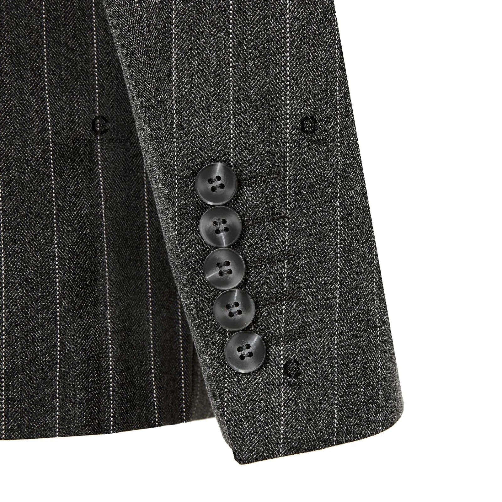 Cenne Des Graoom Double-Breasted Stripe Suits for Men