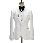 Load image into Gallery viewer, Cenne Des Graoom Men&#39;s Tuxedo with Satin Side Stripe Slim Fit Shawl Lapel
