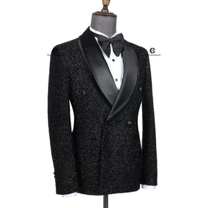Cenne Des Graoom Shining Tuxedo Double-Breasted Suits for Men