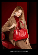 Load image into Gallery viewer, Luxury Genuine Leather Women&#39;s Bag Crocodile Pattern
