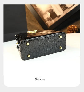 Crocodile Pattern Leather Women's Handbags